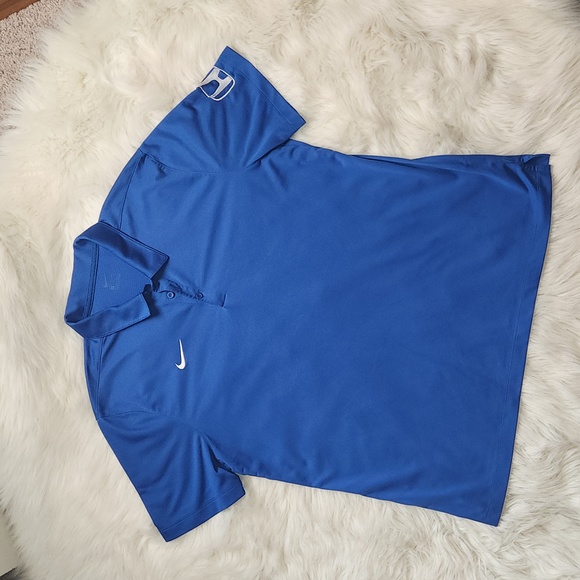 Nike Other - Mens Nike Honda Blue Polo size XL